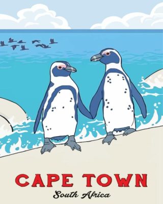 Cape Town Penguins Paint By Number