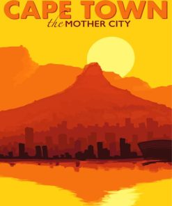 Cape Town Sunset Paint By Number