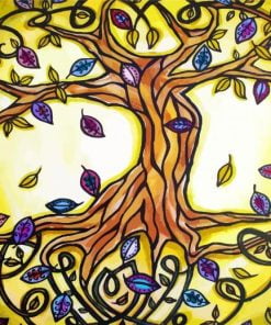Celtic Tree of Life Paint By Number