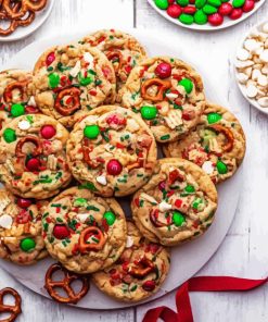 Aesthetic Christmas Cookies Paint By Number