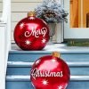 Red Christmas Ornaments Paint By Number