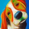 Colorful Beagle Paint By Number