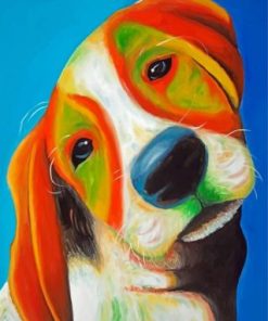 Colorful Beagle Paint By Number