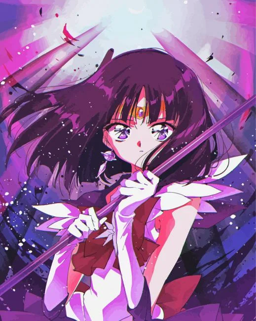 Cute Sailor Saturn Paint By Numbers Cute Sailor Saturn Paint By Number