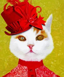 Aesthetic Victorian Cat Paint By Number