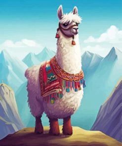 Cute Alpaca Paint By Number