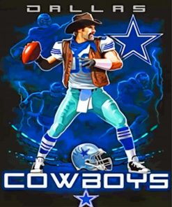 Dallas Cowboys Art Paint By Number