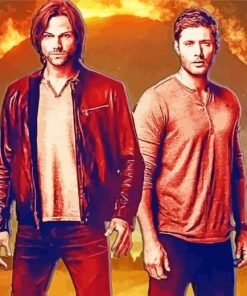 Sam And Dean Supernatural Paint By Number