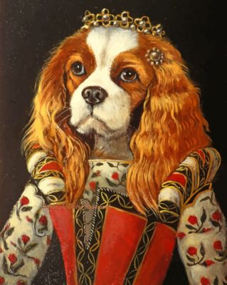 Royal Cavalier King Charles Paint By Numbers