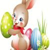Easter Bunny And Eggs Paint By Number