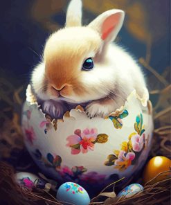Easter Bunny Paint By Number