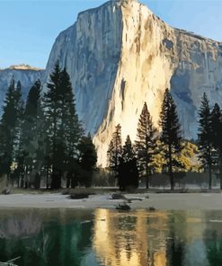 El Capitan Yosemite National Park Paint By Number
