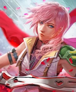 Final Fantasy Lightning Paint By Number