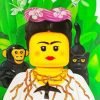 Frida Kahlo Lego Paint By Numbers