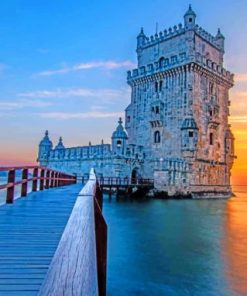 Belem Tower Portugal Paint By Numbers