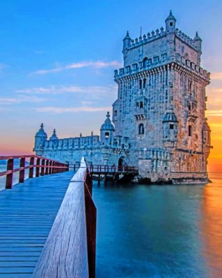 Belem Tower Portugal Paint By Numbers