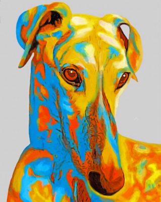 Aesthetic Greyhound Paint By Number