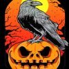 Halloween Crow Paint By Number