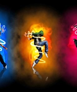 Hip Hop Dancer Paint By Numbers