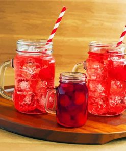 Homemade Shirley Temple Paint By Number