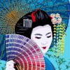 Japanese Geisha Paint By Numbers