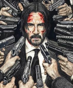 Aesthetic John Wick Paint By Number