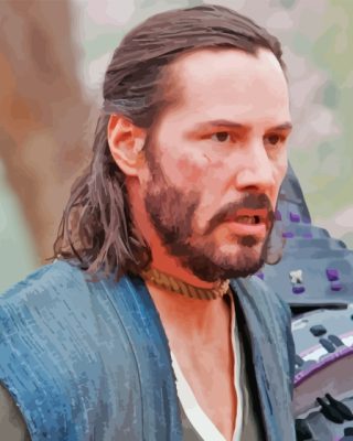 Keanu Reeves 47 Ronin Paint By Number