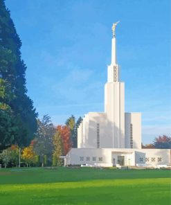 Lds Swiss Temple Paint By Numbers