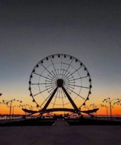 Luna Park Las Vegas Sunset Paint By Numbers