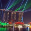 Marina Bay Sands Singapore Light Show Paint By Number