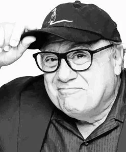 Monochrome Danny Devito Paint By Number
