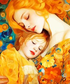 Mother And Daughter Paint By Number