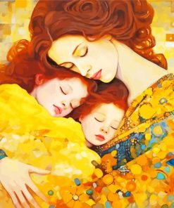 Mother And Daughters Art Paint By Number