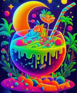 Neon Juice Paint By Number