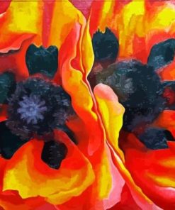 Oriental Poppies Georgia Okeeffe Paint By Numbers