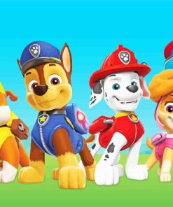 Paw Patrol Paint By Number
