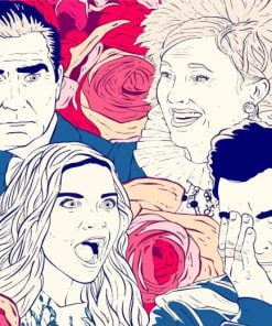 Schitts Creek Characters Art Paint By Number