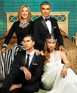 Schitts Creek Characters Art Paint By Number