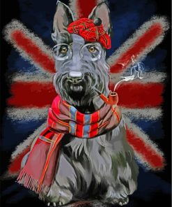 Schnauzer Sherlock Holmes Paint By Number