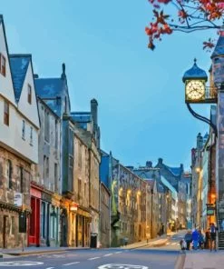 Scotland Royal Mile Edinburgh Paint by numbers