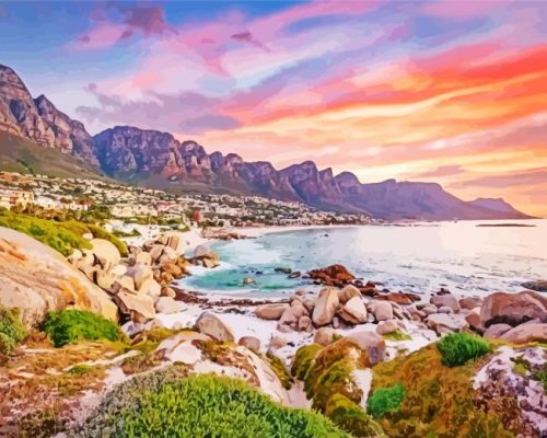 Cape Town South Africa Paint By Number