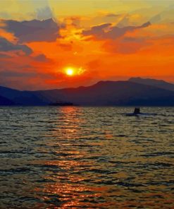 Subic Bay Sunset Paint By Number