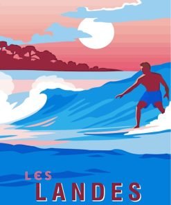 Surfer Man Paint By Number