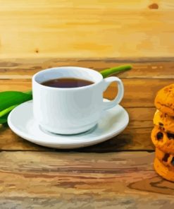 Tea And Cookies Paint By Number