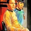 Trek Spock And James T Kirk Paint By Number