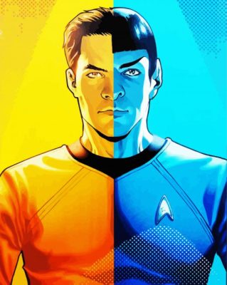 Trek Spock Paint By Number