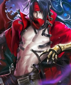 Vincent Valentine Final Fantasy Paint By Number