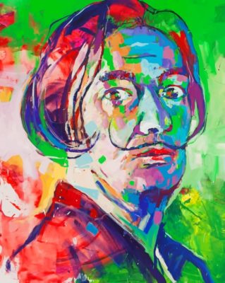 Colorful Salvador Dali Paint By Number