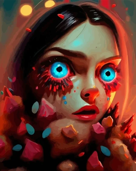 Weird Girl Paint By Numbers Weird Girl Paint By Number