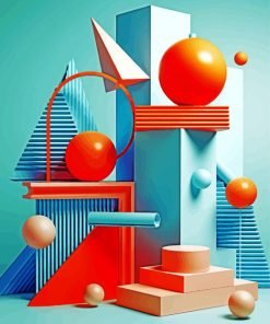 3D Abstract Paint By Number